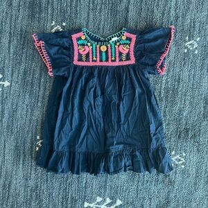 Crewcuts Embroidered Folk Dress- size 2